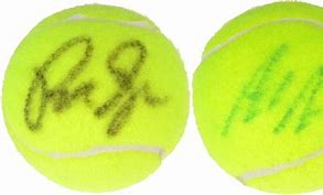 Image result for Andre Agassi Pete Sampras Signed