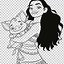 Image result for Moana Drawing Black and White