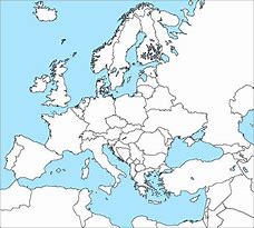 Image result for Europe Political Map Plain