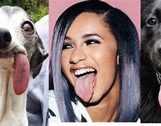 Image result for Cardi B Tongue Skills