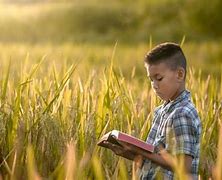 Image result for Child Reading a Bible