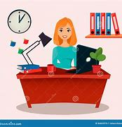 Image result for Female Office Worker Cartoon