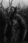 Image result for black and white demon face