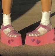 Image result for Pink Aesthetic Shoes