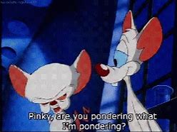 Image result for Pinky and the Brain Comic Page Pondering