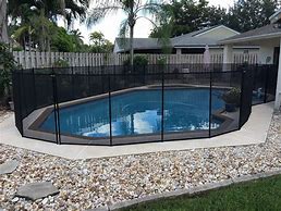 Image result for Pool Fences for Above Ground Pools