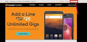 Image result for Boost Mobile My Account Pay Bill