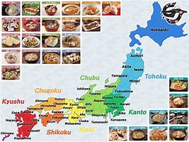 Image result for Culinary Map of Japan
