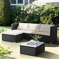 Image result for Black Rattan Garden Furniture