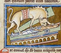 Image result for Hyena Medieval Bestiary