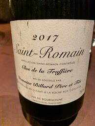 Bildergebnis für Billard Saint Romain Clos Truffiere Blanc