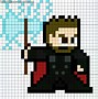Image result for Thor Minion Pixel Art