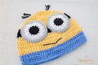Image result for Crochet Minion Beanie Pattern