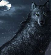 Image result for Anime Black Wolf