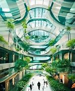 Image result for Futuristic Shopping Mall