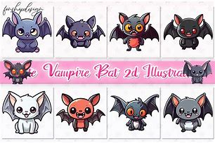 Image result for Cute Vampire Bat Drawing