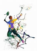 Image result for Badminton Art Work