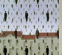 Image result for Golconda Rene Magritte