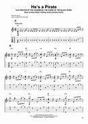 Image result for Pirates of the Caribbean Guitar Notes