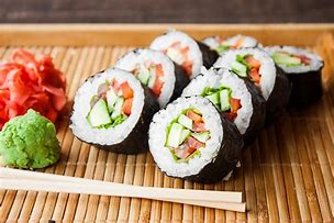 Image result for Vegestable Combo Sushi