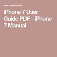 Image result for Printable iPhone 7 User Guide