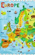 Image result for Europe Map Children