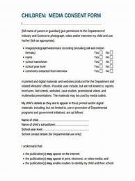 Image result for Consent Form Example