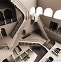 Image result for Optical Illusion Cartoon Staircase
