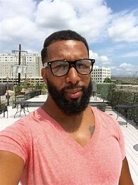 Image result for Black Men Beard with Glasses