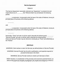 Image result for Service Contract Form