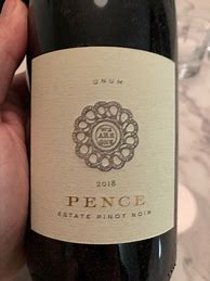 Image result for Pence Pinot Noir Estate
