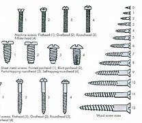 Image result for Screw Sizing Chart