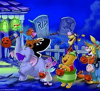 Image result for Winnie the Pooh Halloween Wallpaper
