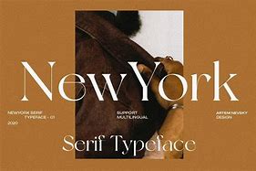 Image result for New York Typeface