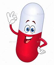 Image result for Pill Cartoon Character