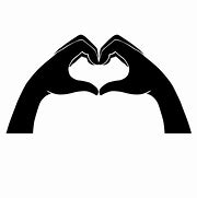 Image result for Heart Hands Clip Art Free