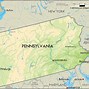 Image result for Pennsylvania Map with Cities