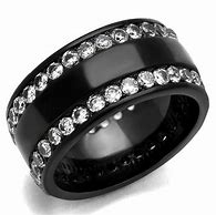 Image result for Ring Thick Women's Stainless Steel