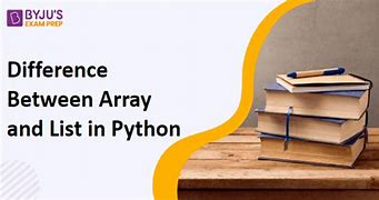 Image result for Difference Between Array and List
