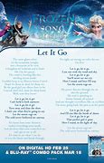 Image result for Let It Go Lyrics Frozen Full Song