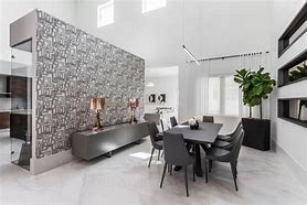 Image result for 3D Geometric Wallpaper Dining Room