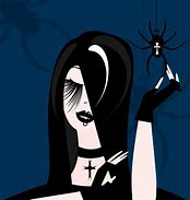 Image result for Gothic Chick Clip Art