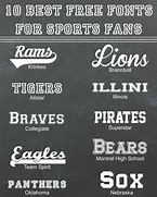 Image result for Free Sports Fonts