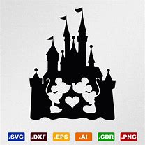 Image result for Disney Castle Silhouette Free Dome