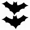 Image result for Simple Bat Outline
