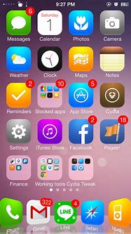 Image result for iPhone 6 iOS 7