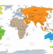 Image result for Each Continent in One Map