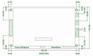 Image result for 7 Inch Display Dimensions