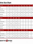 Image result for Dress Shirt Size Chart