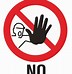Image result for No Access Safety Signs